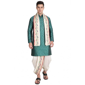 Kurta Dhoti Set for Groom, Festival & Wedding Functions