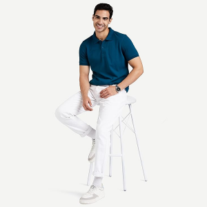 Mens Cotton Rich Solid Collor Tshirt