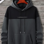 Regular Cotton Men Hooded Sweatshirt