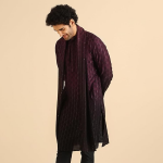 Blended Fabric Dupatta for Kurta and Sherwani